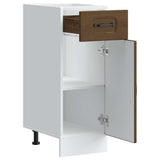 Kitchen Base Cabinet Kalmar Brown Oak Engineered Wood 853464