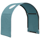 Bed Tunnel for Kids Loft Bed 2 pcs Light Blue Polyester 893703