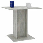 Dining Table Concrete Grey 80x80x75 cm Engineered Wood 800256