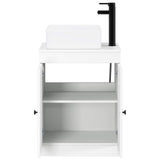 Bathroom Furniture Set White Engineered Wood 3404232