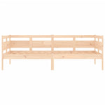 ZNTS Day Bed without Mattress Solid Wood Pine 90x190 cm Single 820307