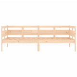 ZNTS Day Bed without Mattress Solid Wood Pine 90x190 cm Single 820307