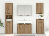 Bathroom Cabinet with Storage Artisan Oak 64.5 x 33.5 x 59 cm 880744