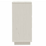 Sideboards 2 pcs White 32x34x75 cm Solid Wood Pine 813368