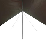 Camping Tarp Brown 438x376x212 cm Waterproof 4009607