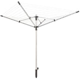 ZNTS Leifheit Rotary Clothesline LinoPush 500 Schwarz 85360 415745