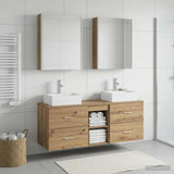 Bathroom Furniture Set 5 pcs Artisan Oak 3406814