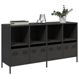 Sideboard Black 135x39x73.5 cm Cold-rolled Steel 3307161
