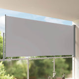 Patio Retractable Side Awning 160 x 300 cm Grey 45195