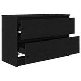 TV Cabinet Black 80x35x54 cm Engineered Wood 861788