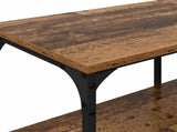 TV Cabinet Old Wood 201 x 35 x 45 cm Engineered Wood and Iron 881307