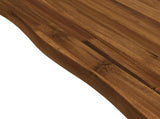 90 x 55 x 75 cm Solid Acacia Wood Natural and White Rectangular 937471