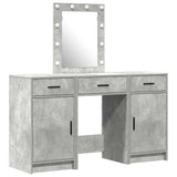 Dressing Table with Door Grey 50 x 41 x 135 cm Engineered Wood 3334257