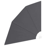 Balcony Privacy Screen 140 x 140 cm Polyester Black 42000926