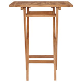 Folding Garden Table 60x60x75 cm Solid Teak Wood 48994