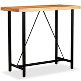 Bar Table Solid Acacia Wood 120x60x107 cm 245436