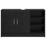 Bathroom Cabinet Black Oak 90 x 29 x 55 cm Engineered wood 869211