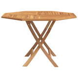 Folding Garden Table 110x110x75 cm Solid Wood Teak 362617