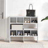 Shoe Racks 2 pcs Stackable White 89.5x30x40 cm 858840