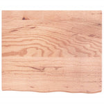 ZNTS Wall Shelf Light Brown 60x50x cm Treated Solid Wood Oak 363651