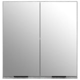 Bathroom Mirror Cabinet Grey Sonoma 64x20x67 cm 817067