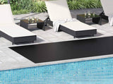 Floor Mat Black 1.5 x 4 m Rubber 42046727