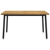 120 x 90 x 75 cm Solid Acacia Wood White and Black Rectangular 937549