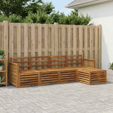 Outdoor Sofa Set 5 pcs Natural 3384235