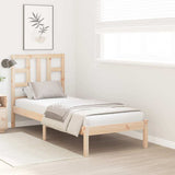 Bed Frame without Mattress 75x190 cm Small Single Solid Wood 3105365
