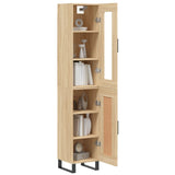 Highboard Sonoma Oak 34.5x34x180 cm Engineered Wood 3199516