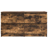 TV Cabinet Smoked Oak 100x35x54 cm Engineered Wood 861800