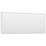 ZNTS 2 Piece Bathroom Furniture Set High Gloss White Engineered Wood 804806