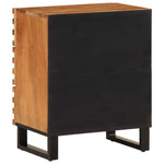 ZNTS Bedside Cabinet 50x34x62 cm Solid Wood Acacia 377482