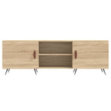 TV Cabinet Sonoma Oak 150x30x50 cm Engineered Wood 829071