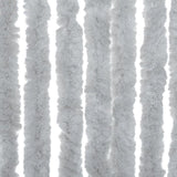 Fly Curtain Grey 100x220 cm Chenille 377351