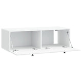 Wall-Mounted TV Cabinet 98 x 41 x 30 cm White Engineered Wood 899205