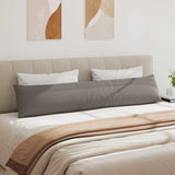 Sofa Pillows 2 pcs Taupe 200 x 40 cm Fabric 42013874