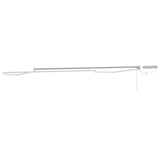 Electric Retractable Awning Frame White 4 x 2 m Steel 42024230