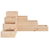 Garden Planter 4-Tier 80.5x79x36 cm Solid Wood Pine 825317