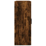 Wall Mounted Cabinet Smoked Oak 69.5x34x90 cm 828489