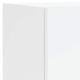 4 Piece TV Wall Units with LED White Engineered Wood 3216647
