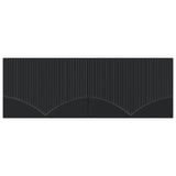 Wall-Mounted Headboard HOORN Black Engineered Wood 897396