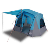 Camping Tent Cabin 5-Person Blue Waterproof 94753