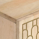 TV Cabinet 105x33x46 cm Solid Wood Mango 358248