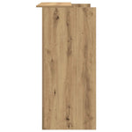 Reception Desk Artisan Oak 100x50x103.5 cm Engineered Wood 3324168