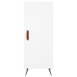 Highboard White 34.5x34x180 cm Engineered Wood 3198761