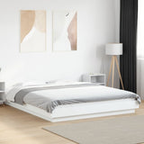 Bed Frame without Mattress White 160x200 cm 3281175