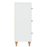 Drawer Cabinet White 33 x 34.5 x 90 cm Engineered Wood 894155