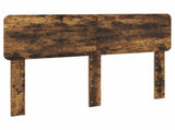 Storage Bed with Drawer Smoked Oak 140 x 200 cm Engineered Wood 3412273