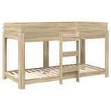 Bunk Bed for Kids Sonoma Oak 90 x 190 cm Engineered Wood 3410533